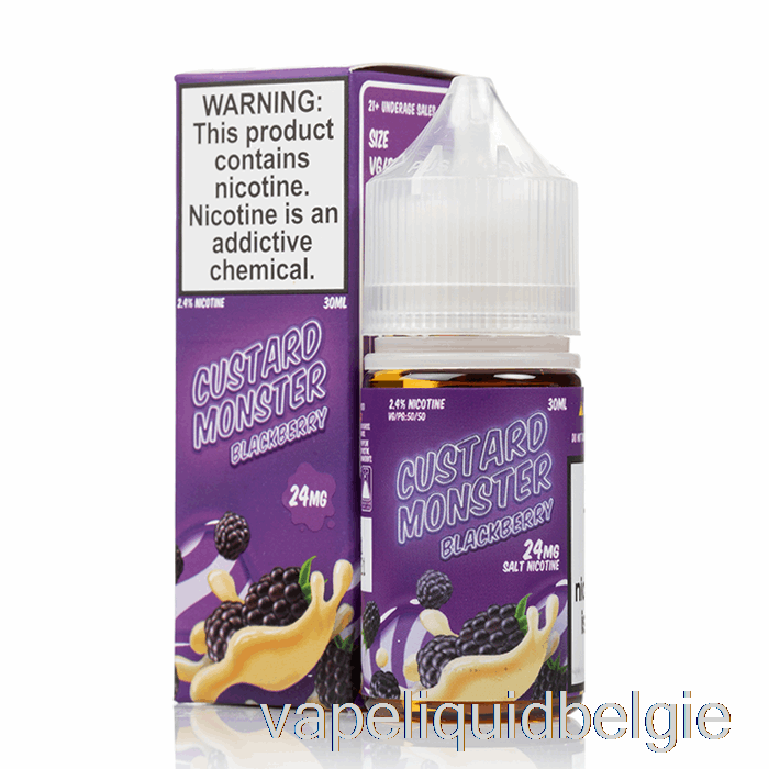 Vape België Braambes - Custard Monsterzout - 30ml 48mg